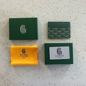 NEW Goyard Green Wallet/Cardholder
